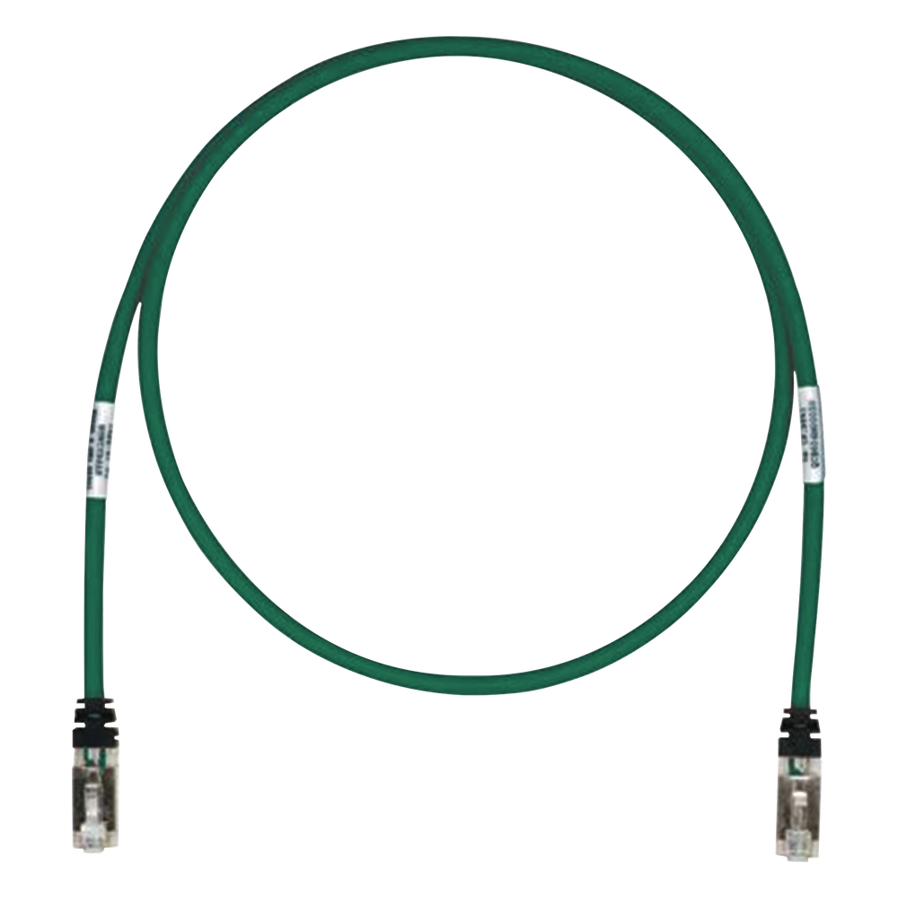 Panduit stp6x10gr Patch Cord Cat6A, Blindado S/FTP, CM/LS0H, 3.05 Metros (10 Pies), Color Verde