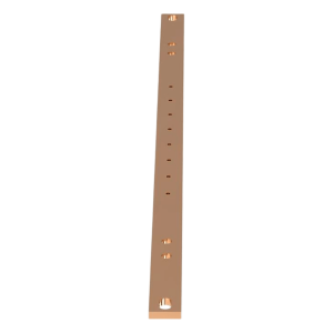 Panduit rgrb19b Barra de Conexión a Tierra, Para Rack de 19, Con 8 Orificios Para Conexión Rápida de Equipos. Barrenos de 0.25mm