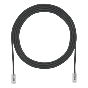 Panduit utp28x3bl Cable de Parcheo UTP Cat6A, CM/LSZH, Diámetro Reducido (28AWG), Color Negro, 0.91 Metros (3 Pies)