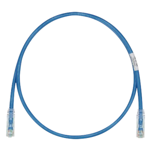 Panduit utpspl1mbuy Cable de Parcheo TX6, UTP Cat6, 24 AWG, LSZH, Color Azul, 1 Metro (3.28 Pies)