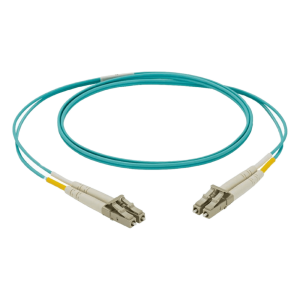 Panduit nkfpz22lllsm002 Jumper de Fibra Optica Multimodo 50/125 OM4, LC-LC Duplex, LSZH, Color Aqua, 2 Metros