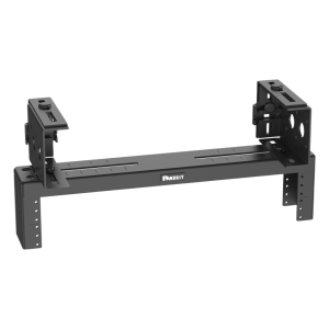 Panduit pzlrb2u Rack de Distribución Aéreo de 2 Postes PanZone®, Rieles Roscados #12-24, de 2 UR, Color Negro
