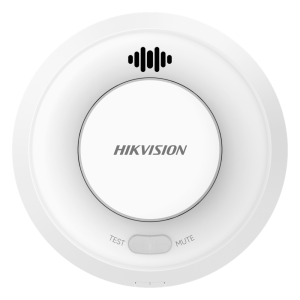 Hikvision hf-sg3-wf/r Detector de Humo Interlink con Hub / Doble Tecnología de Sensor de Luz / Alarma Auditiva 85 dB / Batería de Litio 10 Años / Autoverificación / Interconectable 30 Dispositivos / Wi-Fi Hik-Connect
