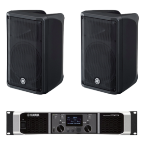 Yamaha cbr10kit/px Kit Refuerzo Sonoro | Incluye 2 Bocinas CBR10 y 1 Amplificador PX5 | Ideal para Audio en primer Plano