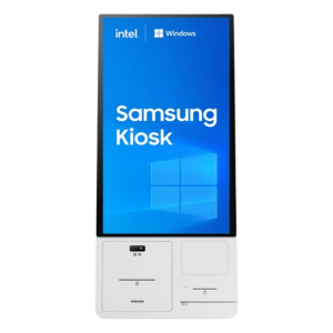 Samsung Electronics km24c-kit Kit de Kiosco con Pantalla de 24 touch para punto de venta / Sistema Operativo Windows IoT / incluye impresora térmica en el Dockable CYKM24CPXZA / compatible con terminal bancaria