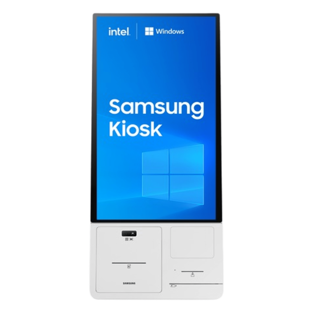 Samsung Electronics km24c-kit Kit de Kiosco con Pantalla de 24 touch para punto de venta / Sistema Operativo Windows IoT / incluye impresora térmica en el Dockable CYKM24CPXZA / compatible con terminal bancaria