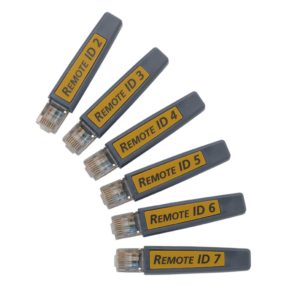 Fluke Networks remoteid-kit Kit de Identificadores ID Remotos del 2 al 7, Para Uso Con MicroScanner PoE