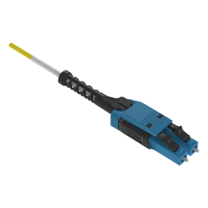 Panduit f92rpu1u1onm002 Jumper de Fibra Óptica Monomodo 9/125 OS2, LC-LC Uniboot Duplex, OFNP (Plenum), Color Amarillo, 2 Metros