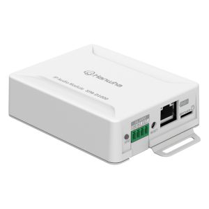 Hanwha Vision spa-d1000 Modulo IP de Audio, 10W soporta memoria Microsd sunapi, ONVIF, SIP