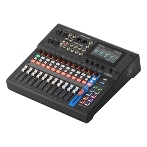 Yamaha mgx12b Consola Digital de Audio | 12 Canales | Pantalla Táctil 4.3in | Entradas de Mic/Line y Estéreo | Salidas Análogas y USB | Pads configurables | DSP | Entrada Bluetooth |  Grabación Multipista | Color Negro