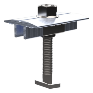Basel n00027 Middle Clamp Pro / Abrazadera Intermedia para Fijación de Módulos / Compatible con Módulos de 30-40 mm / Acero Inoxidable / Para Soluciones N Rail y S Rail