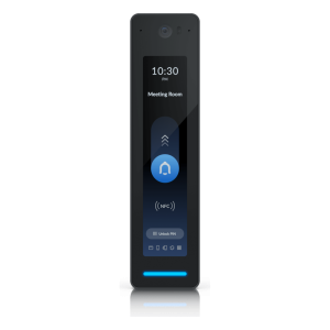 Ubiquiti ua-g3-pro-b Lector de Acceso G3 Pro con NFC, PIN, App UniFi Identity, Reconocimiento Facial y Touch Pass, Intercomunicador con Video, Resistencia IP55 y Alimentación PoE