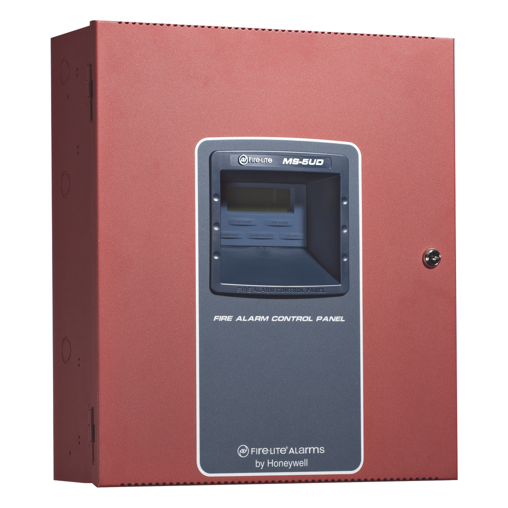 Fire-Lite ms5-ud3 Panel de detección de incendio convencional de 5 zonas con comunicador telefónico digital integrado
