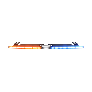 Ecco 39-30021-cm Visera Interior Rojo-Blanco/Azul-Blanco 144 LED Con Luces De Penetración incluye Bracket Ford Police Interceptor, Necesario agregar CZMATSIBSYS