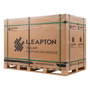 Leapton lp182*210m66nb620w/36pallet Pallet de 36 piezas de Módulo Solar Doble Vidrio bifacial / 620 W / 49.75 Vcc , Monocristalino, 132 cel de 182 x 210 MM . TOPCON