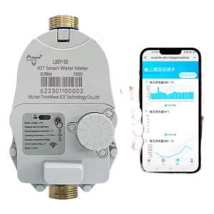 Timewave tw-lxsy-15 Medidor de Agua Mecánico LoRaWAN IoT de 1/2 Pulgada / Smart Metering y Telemetría para BMS / Válvula de Corte de Flujo / Batería Litio de Larga Duración / Comunicación Inalámbrica / Monitoreo Remoto