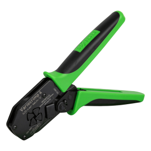 Wago 206-1204 Tenaza de Crimpado / 0.25-4.0 mm² / Para Terminales con y sin Cuello de Plástico / Diseño Ergonómico / Color Verde/Negro