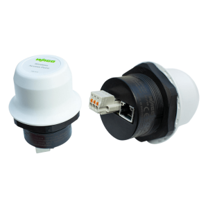 Wago 758-919 Punto de Acceso Inalámbrico Industrial / WLAN IEEE 802.11 a/b/g/n/d/r / Bluetooth 2.1 + Bluetooth Low Energy 4.0 / IP67 Exterior / Montaje Pasamuros M50 / Gateway Ethernet Inalámbrico / -40°C a +65°C