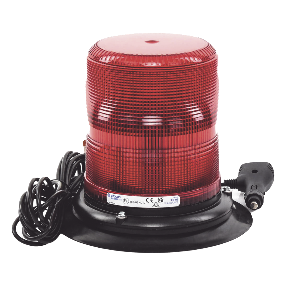 Ecco x-7970r-vm Baliza LED color rojo con montaje magnético de succión de 7 de altura