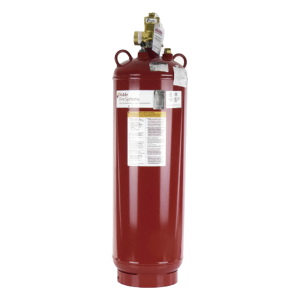 Kidde 45-550351-001 Cilindro con válvula de 350 lb de capacidad para sistema de extinción de agente limpio, con indicador de nivel de líquido, compatible con Kidde ECS-500 y ECS-500 Marine
