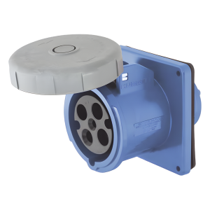 Hubbell hub-hbl-460-r9w Receptáculo Hembra Pin and Sleeve Trifásico / 60 A 250 VCA 3 Fases / 3 Polos 4 Hilos / Hermético / Grado Industrial.