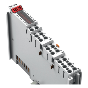 Wago 750-1504 Módulo de Salida Digital / 16 Canales / 24 V DC / 0.5 A por Canal / Push-in CAGE CLAMP® / IP20 / Aislamiento Galvánico 500 kV / Carril DIN-35