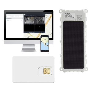 Topflytech tlp2sfbkit KIT Dispositivo de Seguimiento de Activos / Protección IP67 /  Recargable Li 9600 mAh / LTE Cat-M1/NB-IoT / Tamaño Compacto / Funciona con Energía Solar / + EPCOMGPSANUAL + SIM500MB2Y
