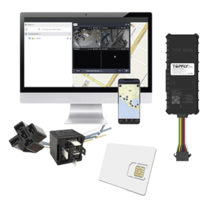 Topflytech tlw26blkitcode Kit Dispositivo TLW26BL para localización para vehículos / Conectividad 4G LTE y BLE 5.0 / Diferentes tipos de notificaciones / Corte y restablecimiento de energía / Relay + EPCOMGPSCODE + SIM500MB2Y