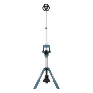 Makita dml-814 Lampara con Torre para Iluminación Inalambrica con tres Cabezales Multidireccionales , se extiende hasta 2.2 metros, Utiliza batería LXT® Litioâ??Ion de 18V.