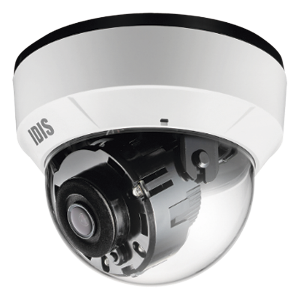 Idis dcd4216rx DOMO 2.8MM | FULL HD | 30M IR | H.265 INTELLIGENT CODEC | I/O AUDIO Y ALARMA