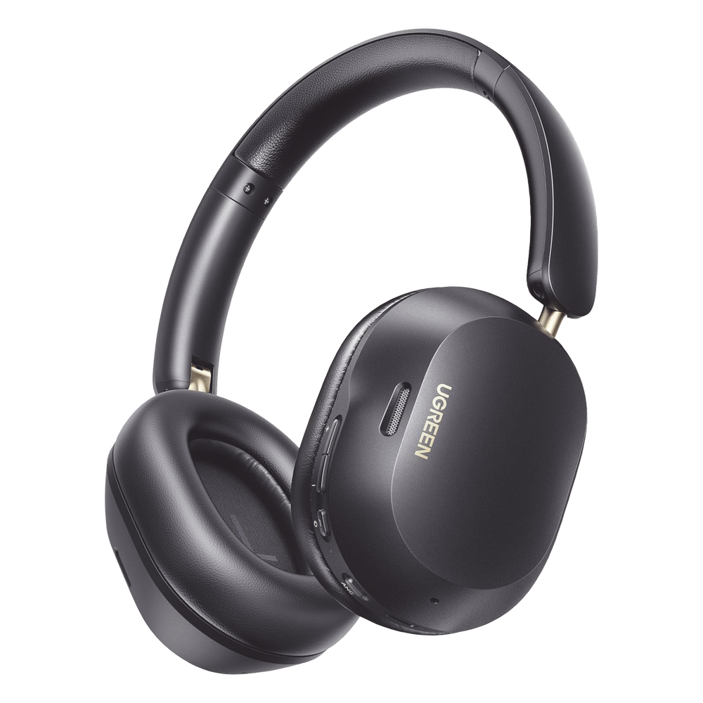 Ugreen 35757 Auriculares HiTune Max5c Híbridos con Cancelación Activa de Ruido / Bluetooth 5.4 / Autonomía 75 Horas (ANC OFF) / Codecs AAC-SBC-LDAC / Respuesta en Frecuencia 20Hz-40kHz / Carga USB-C / Estuche de Carga con Batería 600mAh
