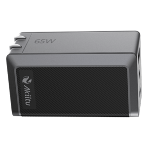 Ezviz ak-pag65pn-65w Cargador GaN III 65W / 3 Puertos USB-C y USB-A / PD 3.0 y QC 4.0 / Enchufe Plegable / Protección Integral 6 Capas / Powered by EZVIZ