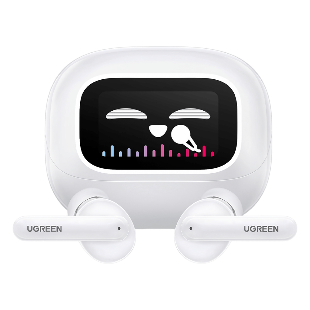 Ugreen 55137 Auriculares Inalámbricos HiTune T6 Magic / Bluetooth 5.4 / Codec LDAC Hi-Res / Autonomía 6 Horas + 30 Horas con Estuche / USB-C / Cancelación de Ruido ENC