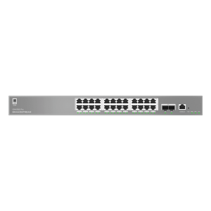 Grandstream gwn7803-pro Switch Empresarial Administrable Capa 2++ / Serie GWN7800 Pro / 24 Puertos Gigabit Ethernet / 2 SFP+ / Switching 88 Gbps / VLAN 4K / QoS Avanzado / GDMS Cloud