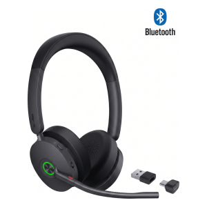 Yealink bh74-uc-usb-c/a Auriculares estéreo Yealink BH74 edición UC / Bluetooth 5.3 con adaptador USB C&A / Cancelación activa de ruido / 6 micrófonos