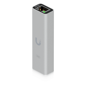 Ubiquiti uacc-adapter-rj45-usbc-5ge Adaptador Compacto USB-C a 5 GbE RJ45, con Indicador de Actividad LAN, Compatible con Mac, Windows y Linux, Ideal para Agregar Conectividad Ethernet de Alta Velocidad a Equipos con puerto USB Type-C