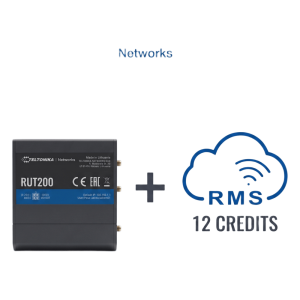 Teltonika rut200+1yrms Router Teltonika LTE/4G RUT200 + 12 creditos RMS