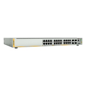 Allied Telesis at-x230-28gp-90 Switch PoE+ Administrable Capa 3, 24 Puertos 10/100/1000 Mbps + 4 SFP Gigabit, 370 W