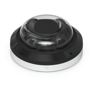 Ubiquiti uvc-ai-ms-4-w Cámara Multisensor AI de 32 MP con 4 Lentes Ajustables, Zoom Óptico 2.33×, Cobertura IR 360°, Motor AI Multi-TOPS y Alimentación PoE++ para Monitoreo de Amplia Cobertura