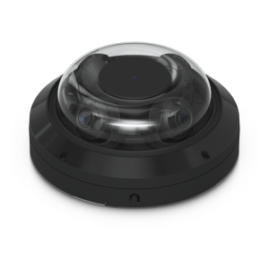 Ubiquiti uvc-ai-ms-4-b Cámara Multisensor AI de 32 MP con 4 Lentes Ajustables, Zoom Óptico 2.33×, Cobertura IR 360°, Motor AI Multi-TOPS y Alimentación PoE++ para Monitoreo de Amplia Cobertura