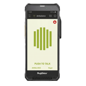 Ruggear rg880itsmart Kit Radio PoC LTE RugGear RG880i + Licencia TASSTA T.FLEX Smart 12 meses / Pantalla HD+ 5.5 (14 cm) 500 nits / Snapdragon 680 MCPTT / IP68 y MIL-STD-810H / Altavoz 103 dB / Android 14