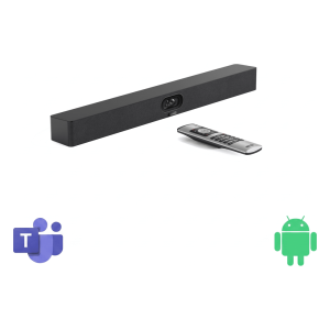 Yealink a40-010 Barra de Videoconferencia Yealink A40 para Salas Medianas con Android Integrado Compatible con Teams Rooms, Zoom Rooms, RingCentral Rooms y BYOD- Incluye Control Remoto VCR11