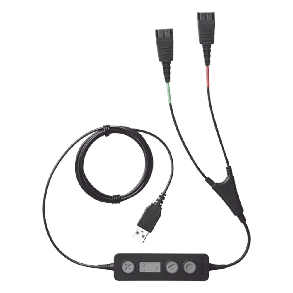 Jabra link-265 Jabra Link 265 USB/QD cable de entrenamiento, para conectar 2 diademas simultaneas con puerto USB (265-09)