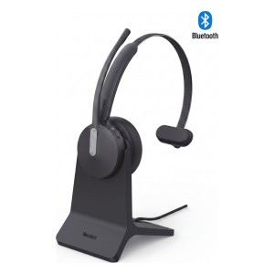 Yealink bh70-mono-with-stand-teams-usb-c/a Auriculares mono Yealink BH70 edición MS con base de carga / Bluetooth 5.3 con adaptador USB C&A / 35 horas de conversación / Cancelación de ruido con 3 micrófonos