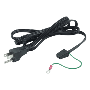 Hoffman acord1 Cable de Alimentación para Ventilador / 1 Conector / 1.52 m (5 ft) / Cobre / Enchufe 3 Puntas con Tierra / Compatible con Ventiladores Compactos Hoffman
