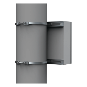 Hoffman epf0300 Kit de Fijación para Postes / Enclosure Pole Fixation / Acero Galvanizado / Carga Máxima 900 N / Diámetro Poste 80-250 mm (3.15-9.84 in) / 2 Perfiles + Accesorios