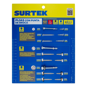 Surtek muep3 Muestrario de Pijas Punta de Broca.