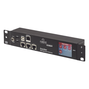 Hoffman 11079-000 Gateway de Gestión y Monitoreo Ambiental para Centro de Datos GUARDIAN / 1U Compacto / 3 Puertos de Sensores / Pantalla LCD Táctil / SNMP, BACnet, Modbus/TCP