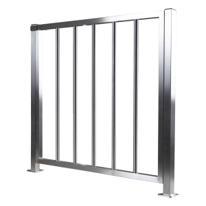 Accesspro xd-100-mc Puerta de Acero Inoxidable de Medio Cuerpo / Paso de 100 Centímetros de Ancho Ideal Para Dar Accesos que no Caben Por su Torniquete / Altura de 90 Centímetros