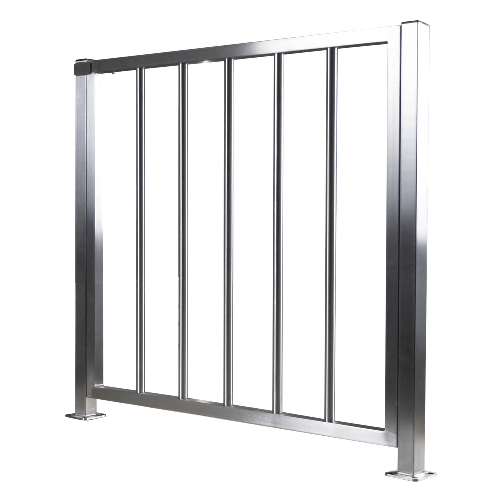 Accesspro xd-100-mc Puerta de Acero Inoxidable de Medio Cuerpo / Paso de 100 Centímetros de Ancho Ideal Para Dar Accesos que no Caben Por su Torniquete / Altura de 90 Centímetros
